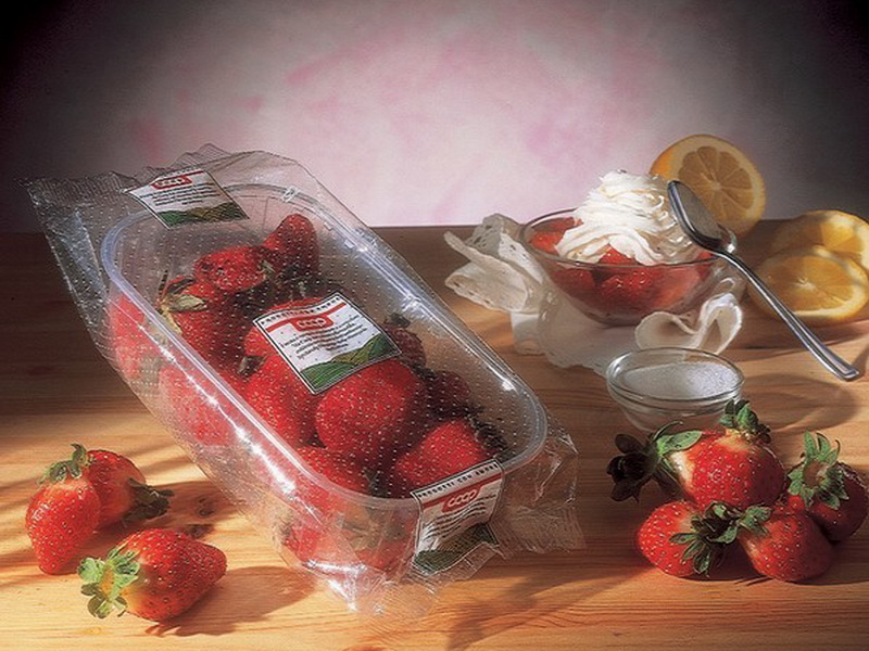 草莓包裝機樣品
